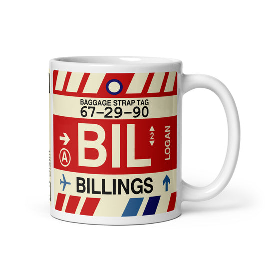 Travel Gift Coffee Mug • BIL Billings • YHM Designs - Image 01