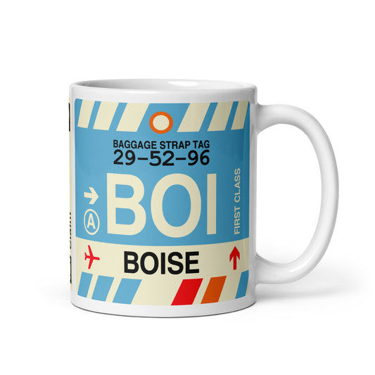 Travel Gift Coffee Mug • BOI Boise • YHM Designs - Image 01