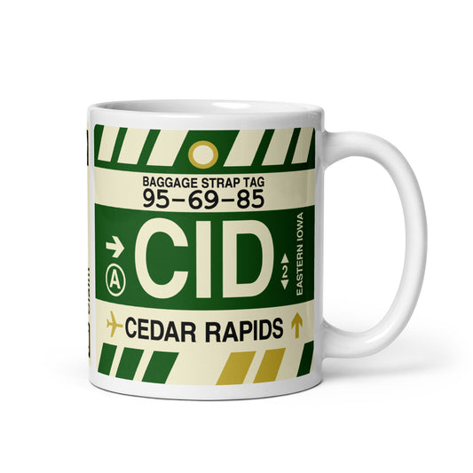 Travel Gift Coffee Mug • CID Cedar Rapids • YHM Designs - Image 01