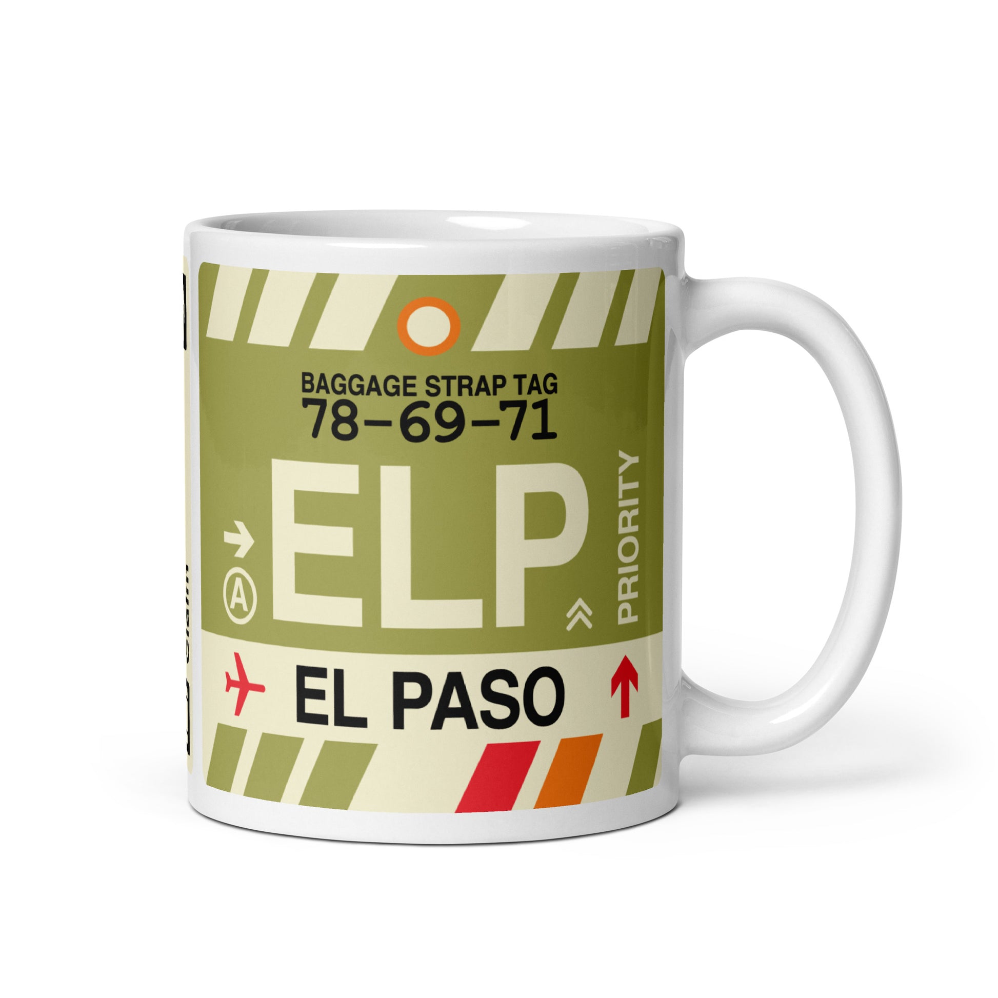 Travel Gift Coffee Mug • ELP El Paso • YHM Designs - Image 01