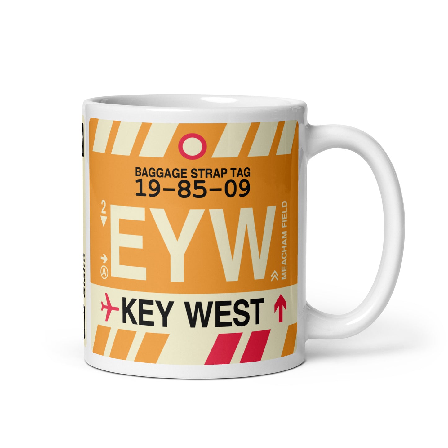 Travel-Themed Coffee Mug • EYW Key West • YHM Designs - Image 01