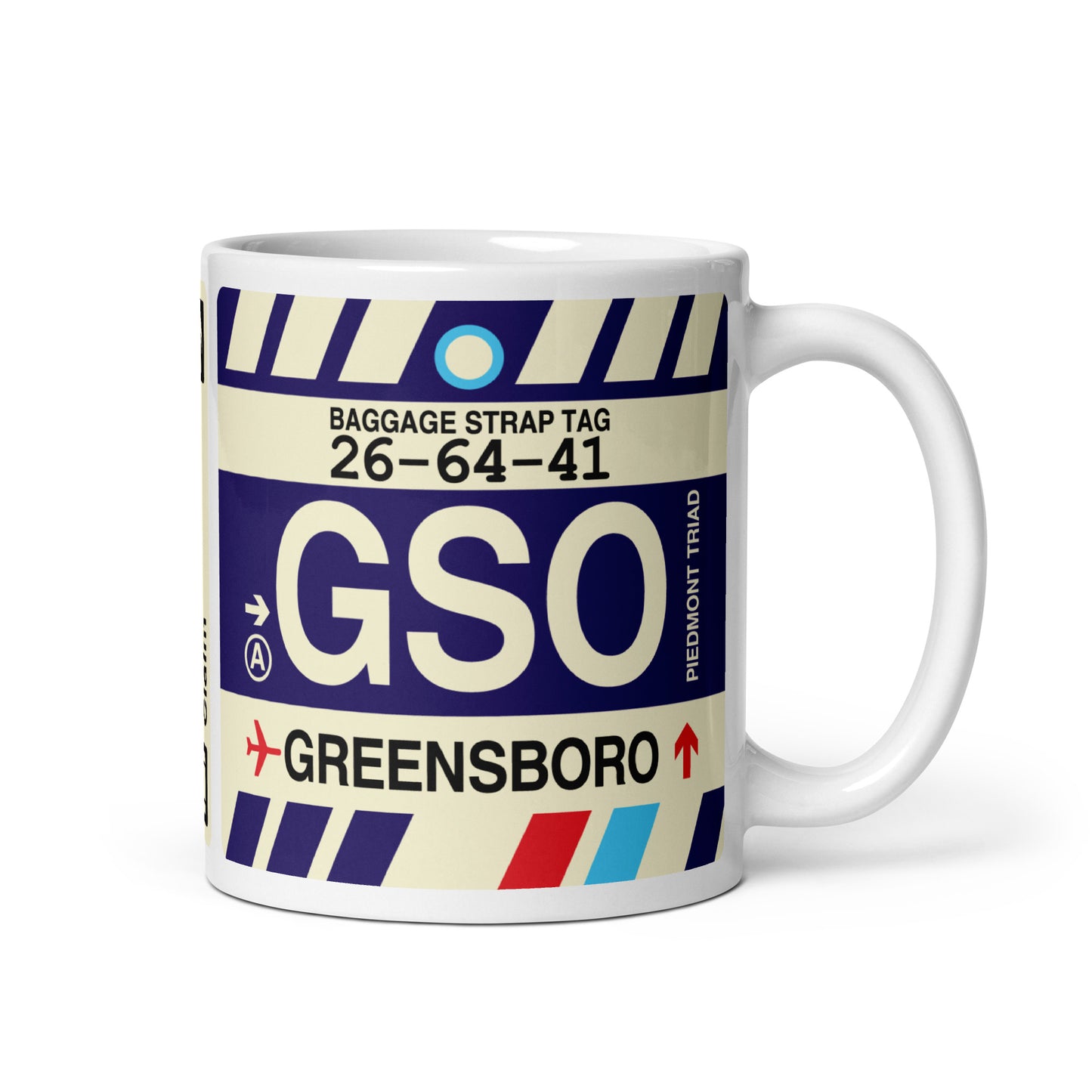 Travel Gift Coffee Mug • GSO Greensboro • YHM Designs - Image 01