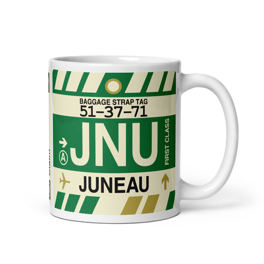 Travel Gift Coffee Mug • JNU Juneau • YHM Designs - Image 01