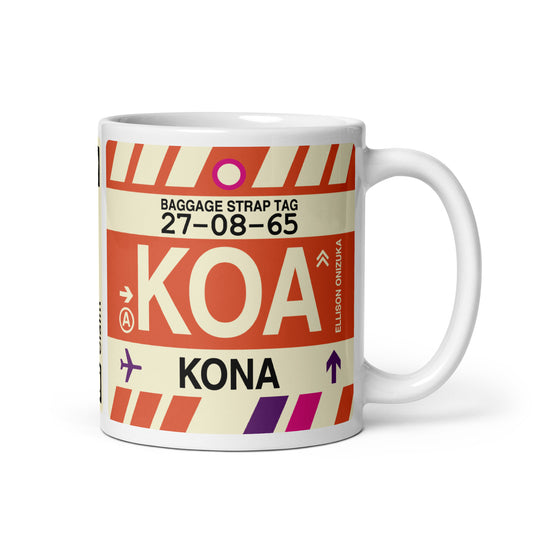 Travel Gift Coffee Mug • KOA Kona • YHM Designs - Image 01