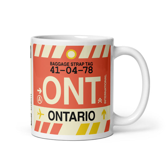 Travel Gift Coffee Mug • ONT Ontario • YHM Designs - Image 01