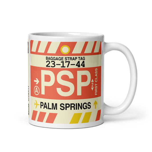 Travel Gift Coffee Mug • PSP Palm Springs • YHM Designs - Image 01