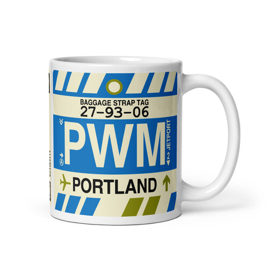 Travel Gift Coffee Mug • PWM Portland Souvenir • YHM Designs - Image 01