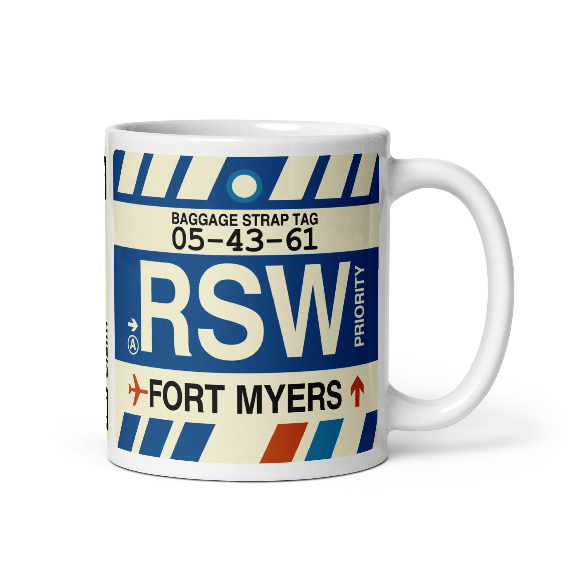 Travel Gift Coffee Mug • RSW Fort Myers • YHM Designs - Image 01