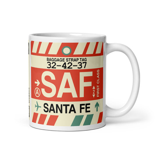 Travel Gift Coffee Mug • SAF Santa Fe Souvenir • YHM Designs - Image 01