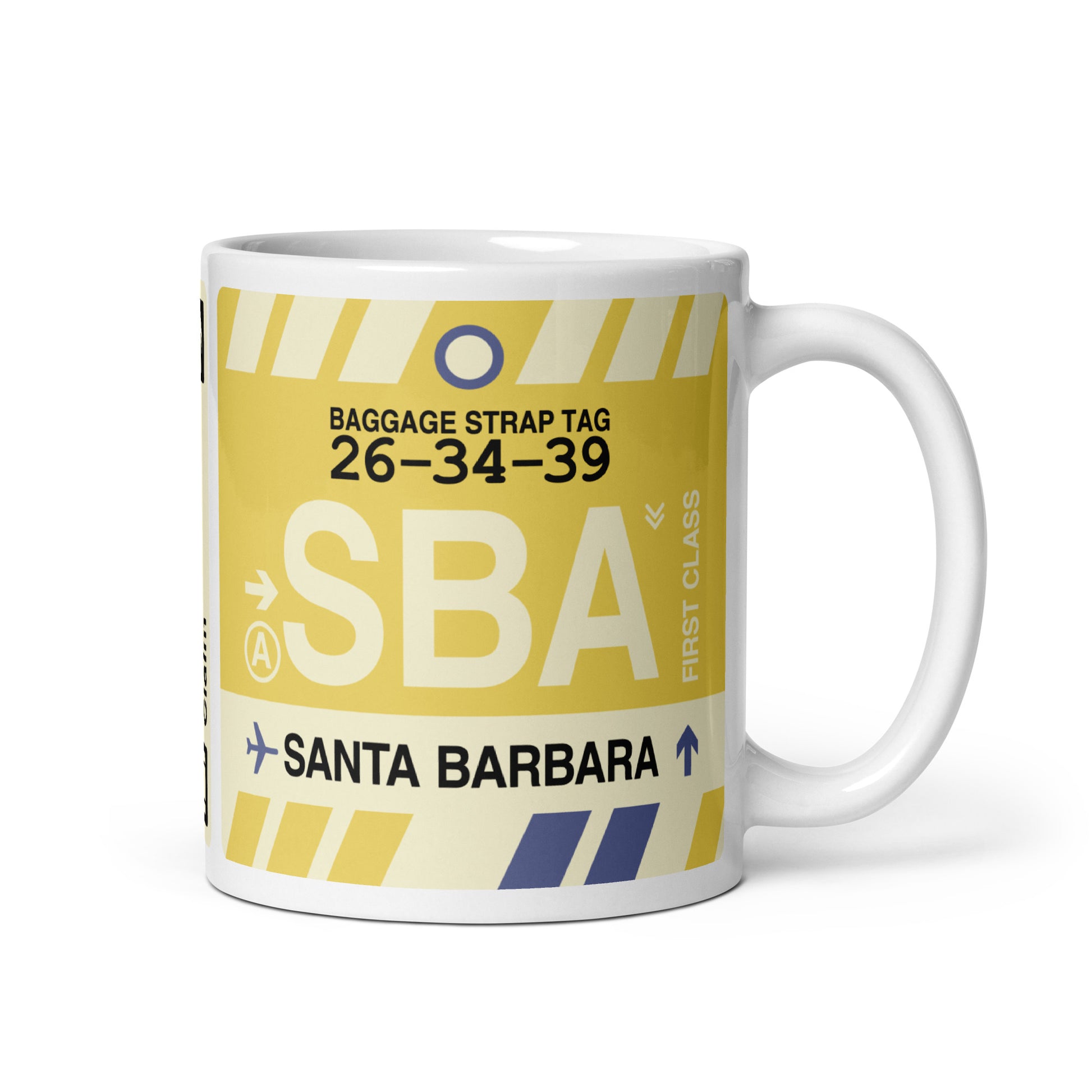 Travel Gift Coffee Mug • SBA Santa Barbara • YHM Designs - Image 01