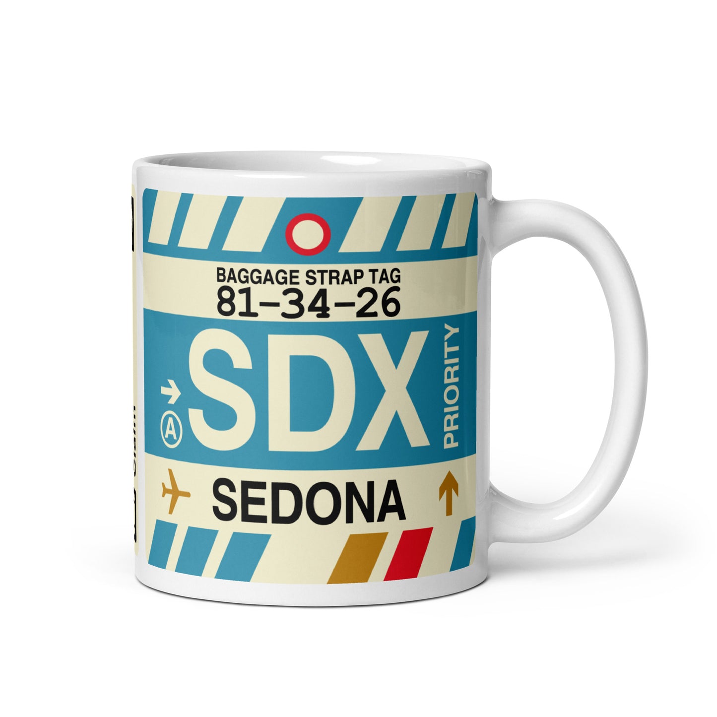 Travel-Themed Coffee Mug • SDX Sedona • YHM Designs - Image 01