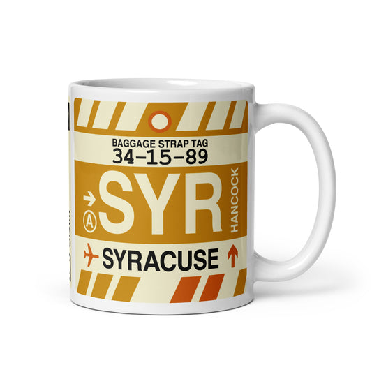 Travel Gift Coffee Mug • SYR Syracuse Souvenir • YHM Designs - Image 01