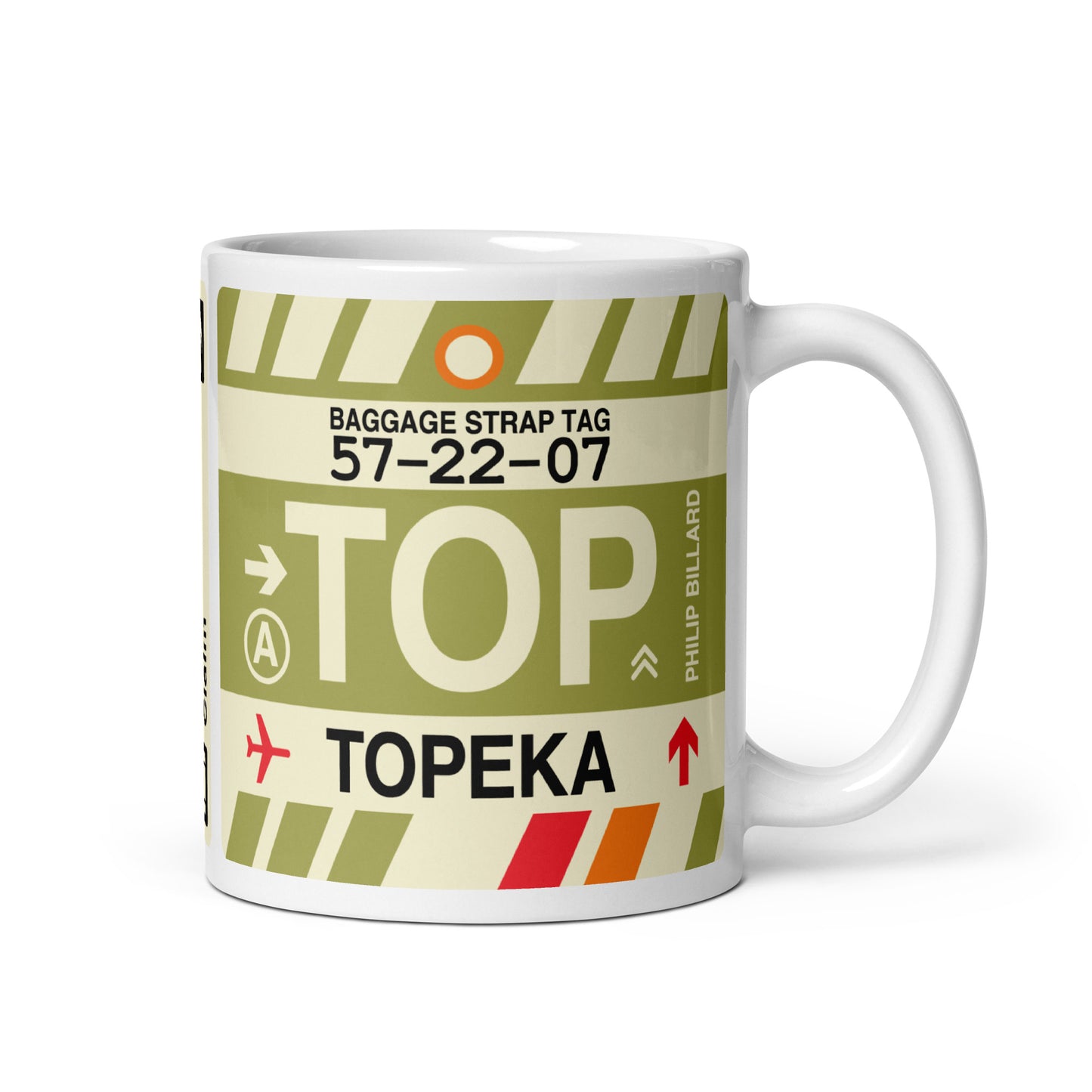 Travel Gift Coffee Mug • TOP Topeka • YHM Designs - Image 01