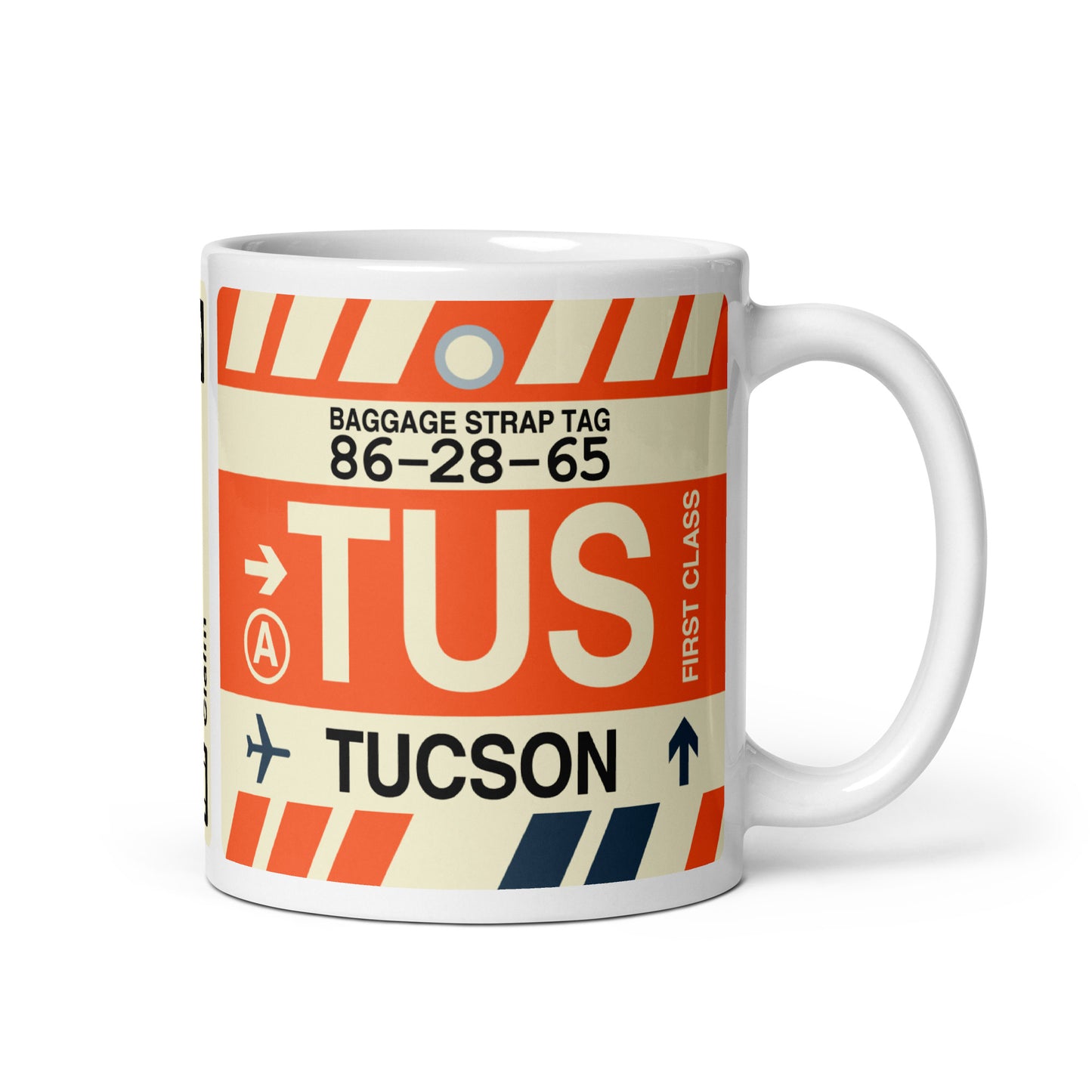 Travel-Themed Coffee Mug • TUS Tucson • YHM Designs - Image 01