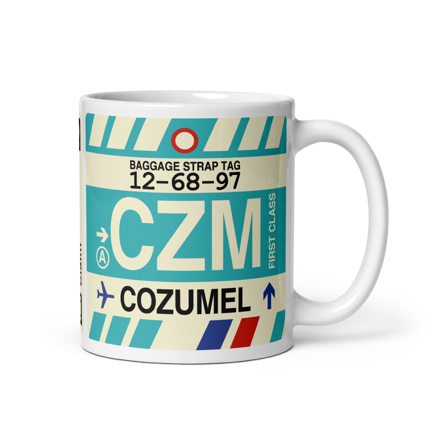 Travel Gift Coffee Mug • CZM Cozumel • YHM Designs - Image 01