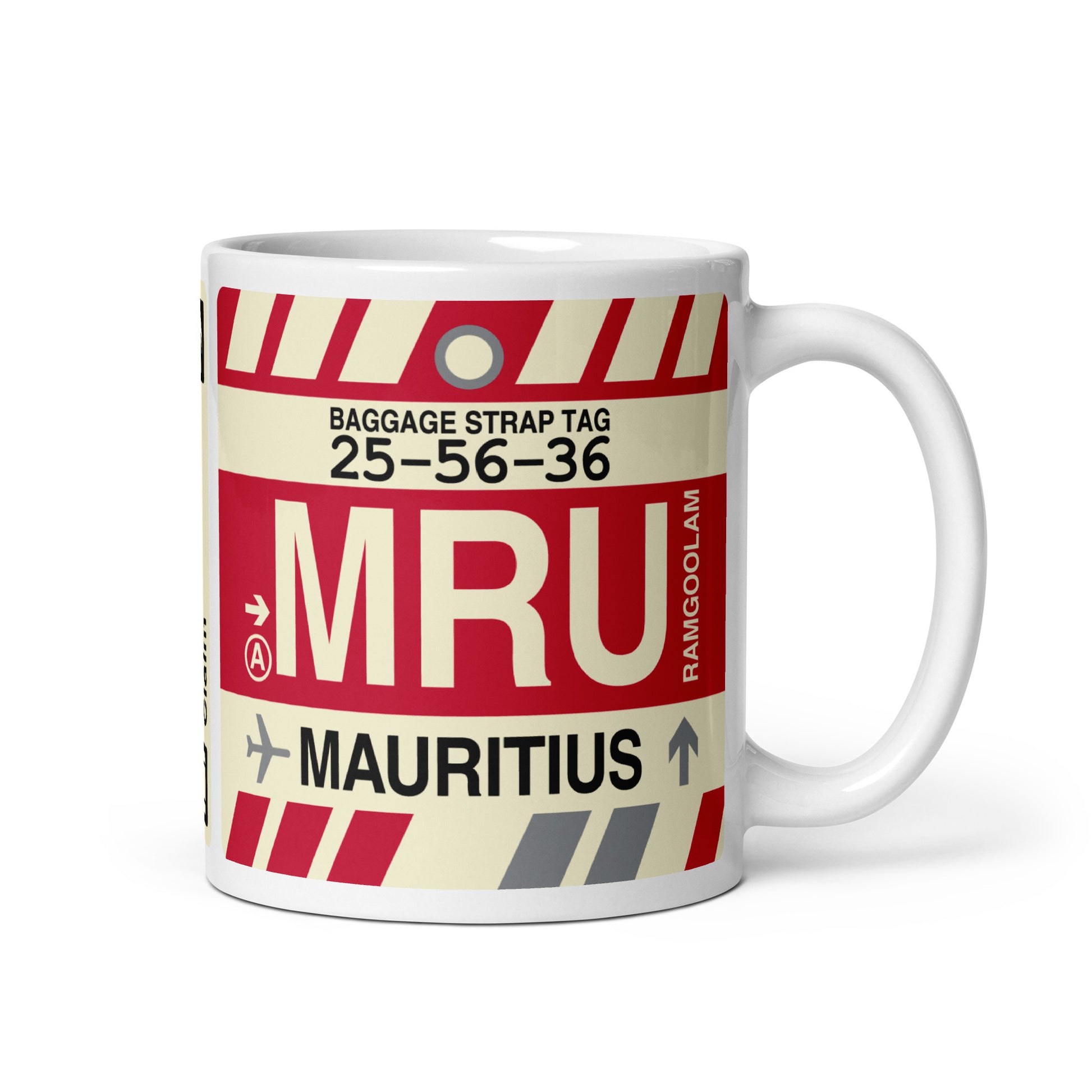 Travel Gift Coffee Mug • MRU Port Louis • YHM Designs - Image 01