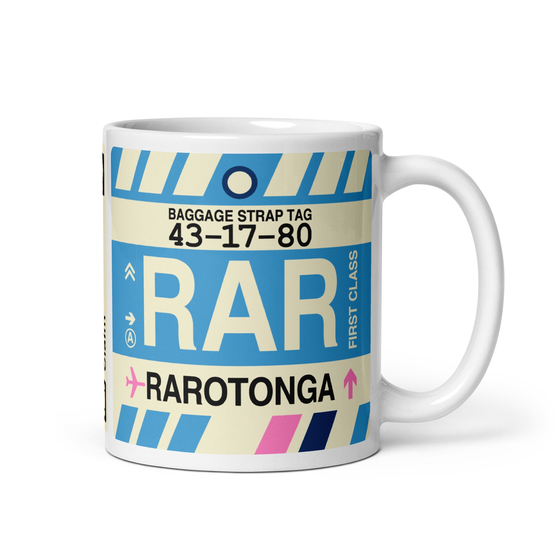 Travel Gift Coffee Mug • RAR Rarotonga • YHM Designs - Image 01