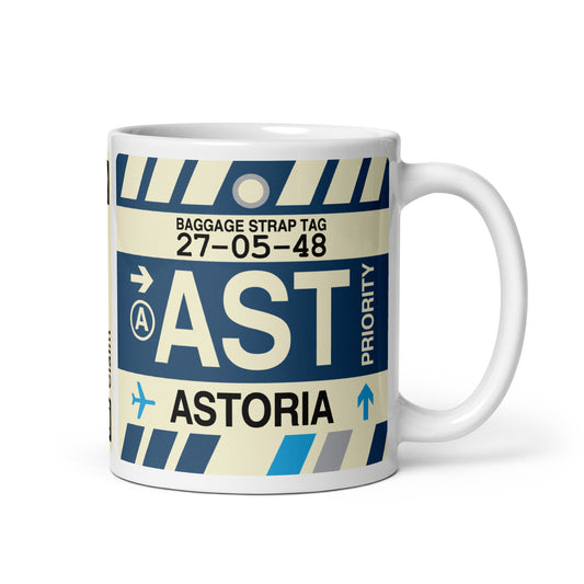 Travel-Themed Coffee Mug • AST Astoria • YHM Designs - Image 01