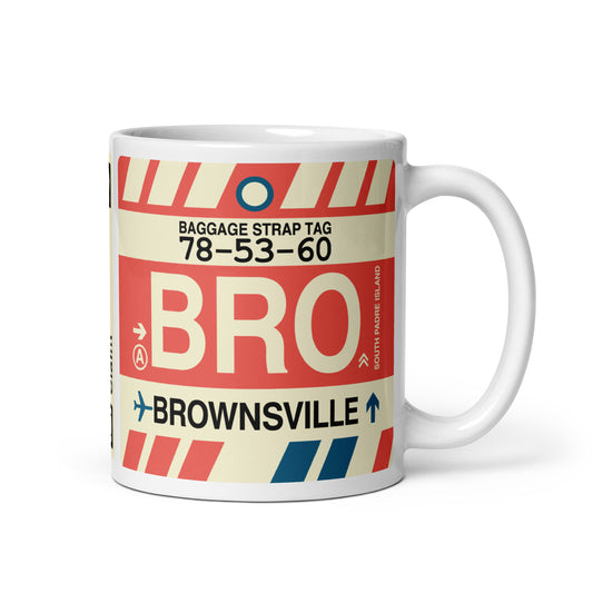 Travel Gift Coffee Mug • BRO Brownsville • YHM Designs - Image 01