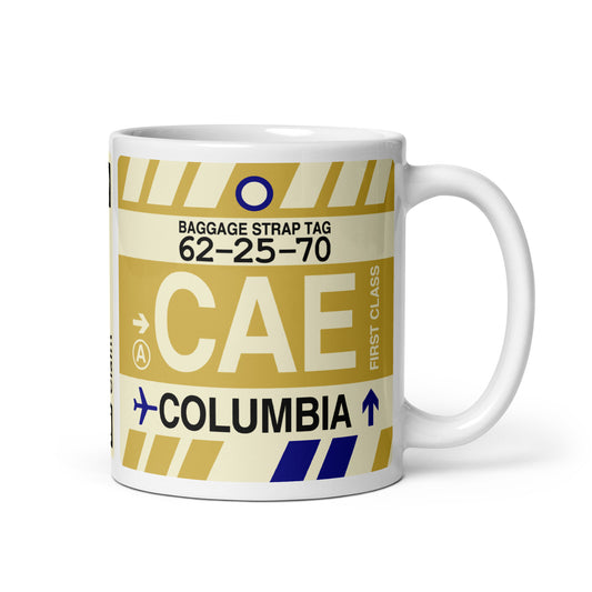 Travel Gift Coffee Mug • CAE Columbia • YHM Designs - Image 01