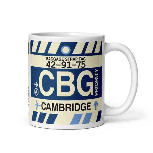 Travel Gift Coffee Mug • CBG Cambridge • YHM Designs - Image 01