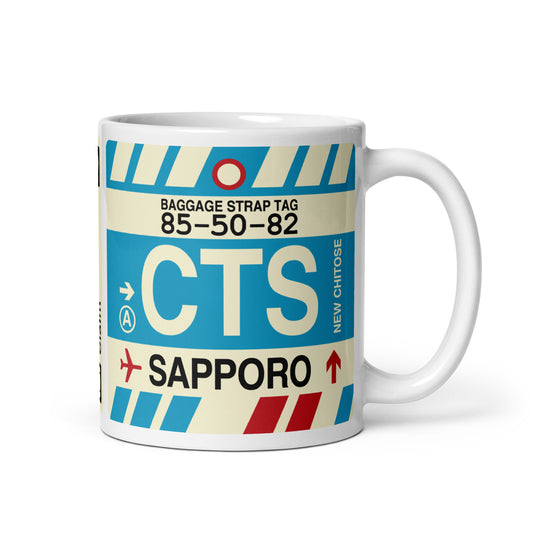 Travel-Themed Coffee Mug • CTS Sapporo • YHM Designs - Image 01