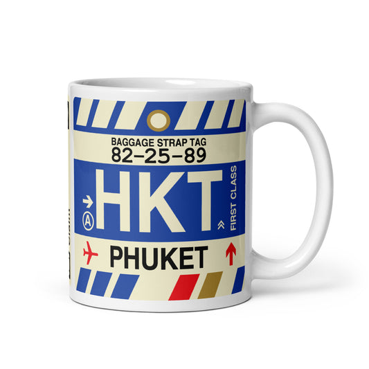 Travel Gift Coffee Mug • HKT Phuket • YHM Designs - Image 01