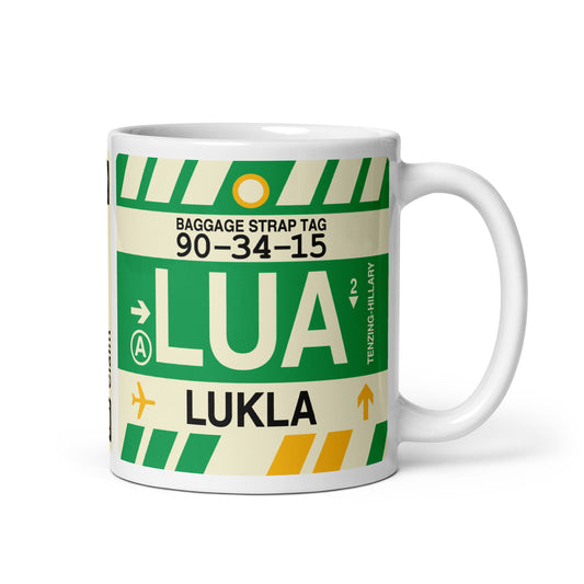 Travel Gift Coffee Mug • LUA Lukla • YHM Designs - Image 01