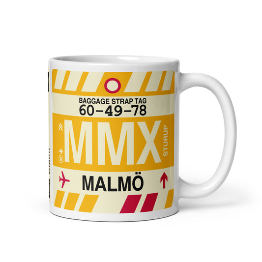 Travel Gift Coffee Mug • MMX Malmo • YHM Designs - Image 01