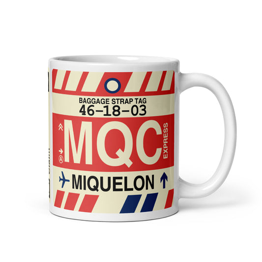 Travel Gift Coffee Mug • MQC Miquelon • YHM Designs - Image 01