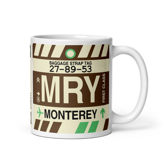 Travel Gift Coffee Mug • MRY Monterey Souvenir • YHM Designs - Image 01