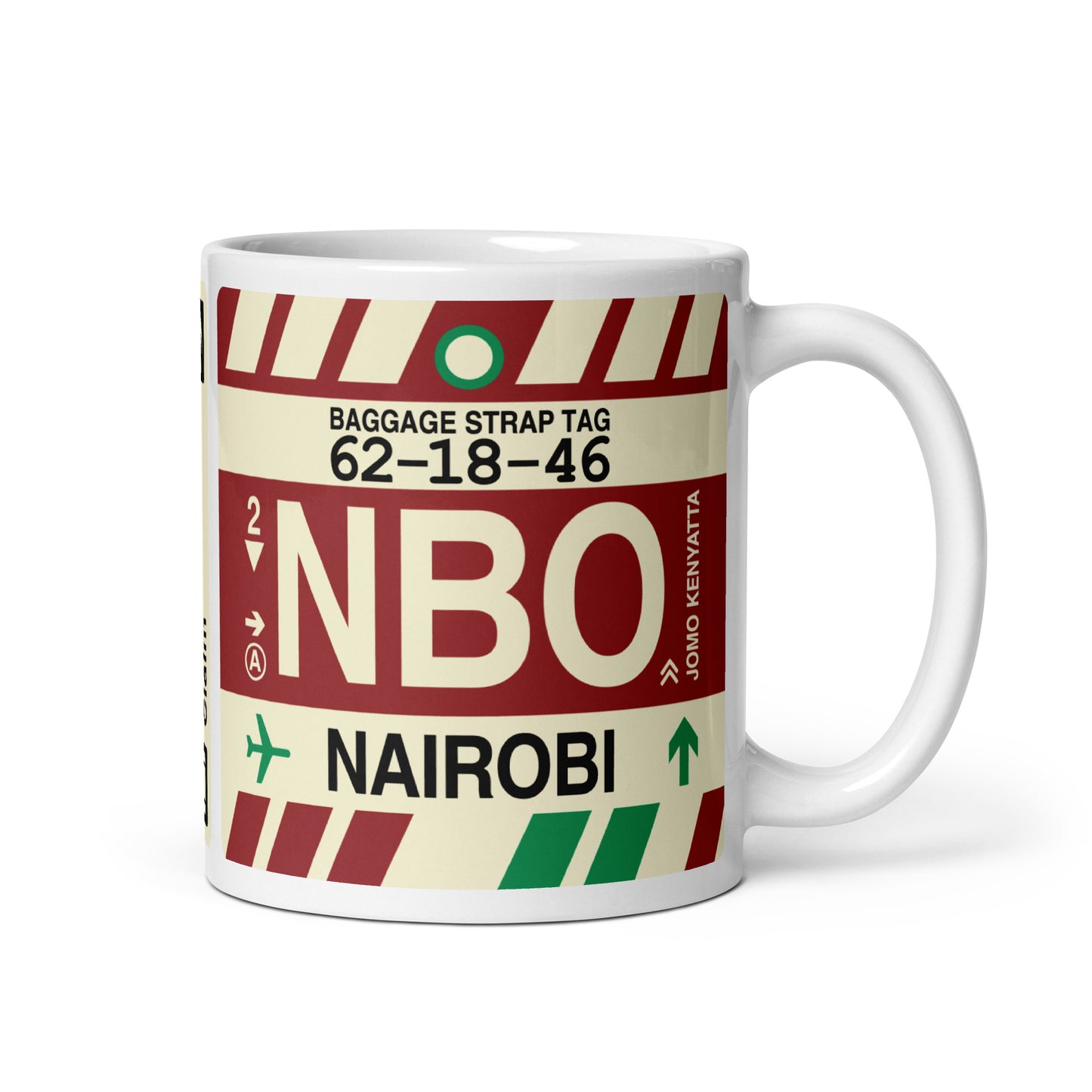 Travel Gift Coffee Mug • NBO Nairobi • YHM Designs - Image 01