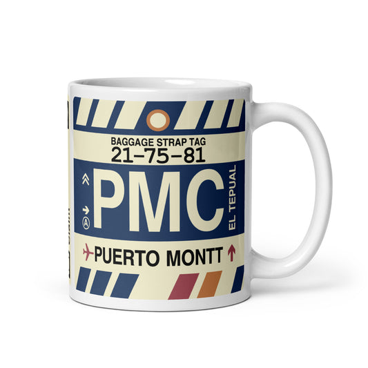 Travel Gift Coffee Mug • PMC Puerto Montt • YHM Designs - Image 01