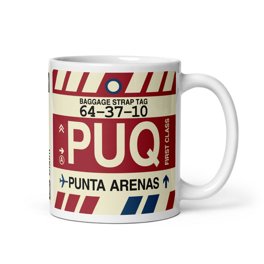 Travel Gift Coffee Mug • PUQ Punta Arenas • YHM Designs - Image 01