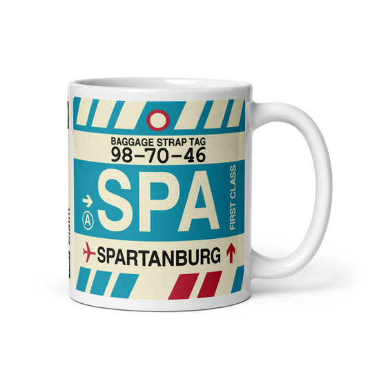 Travel Gift Coffee Mug • SPA Spartanburg • YHM Designs - Image 01