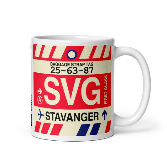 Travel Gift Coffee Mug • SVG Stavanger Souvenir • YHM Designs - Image 01