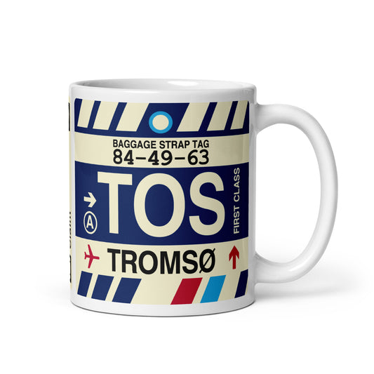 Travel Gift Coffee Mug • TOS Tromso • YHM Designs - Image 01