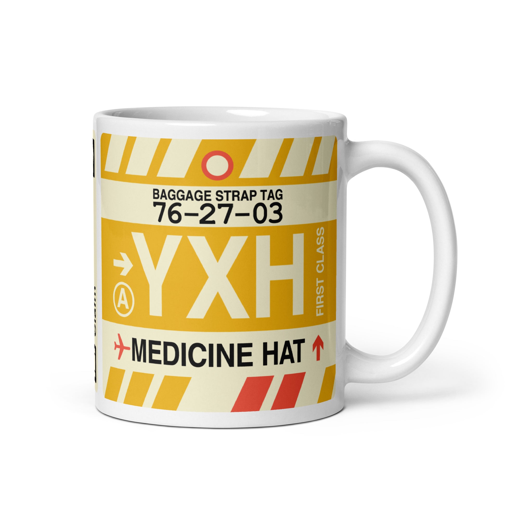 Travel Gift Coffee Mug • YXH Medicine Hat • YHM Designs - Image 01