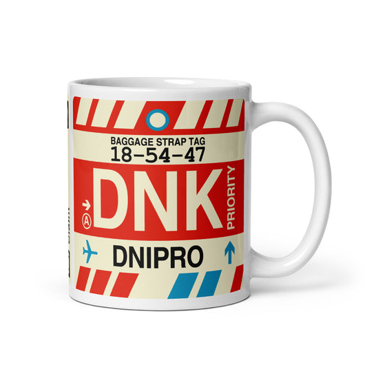 Travel Gift Coffee Mug • DNK Dnipro • YHM Designs - Image 01