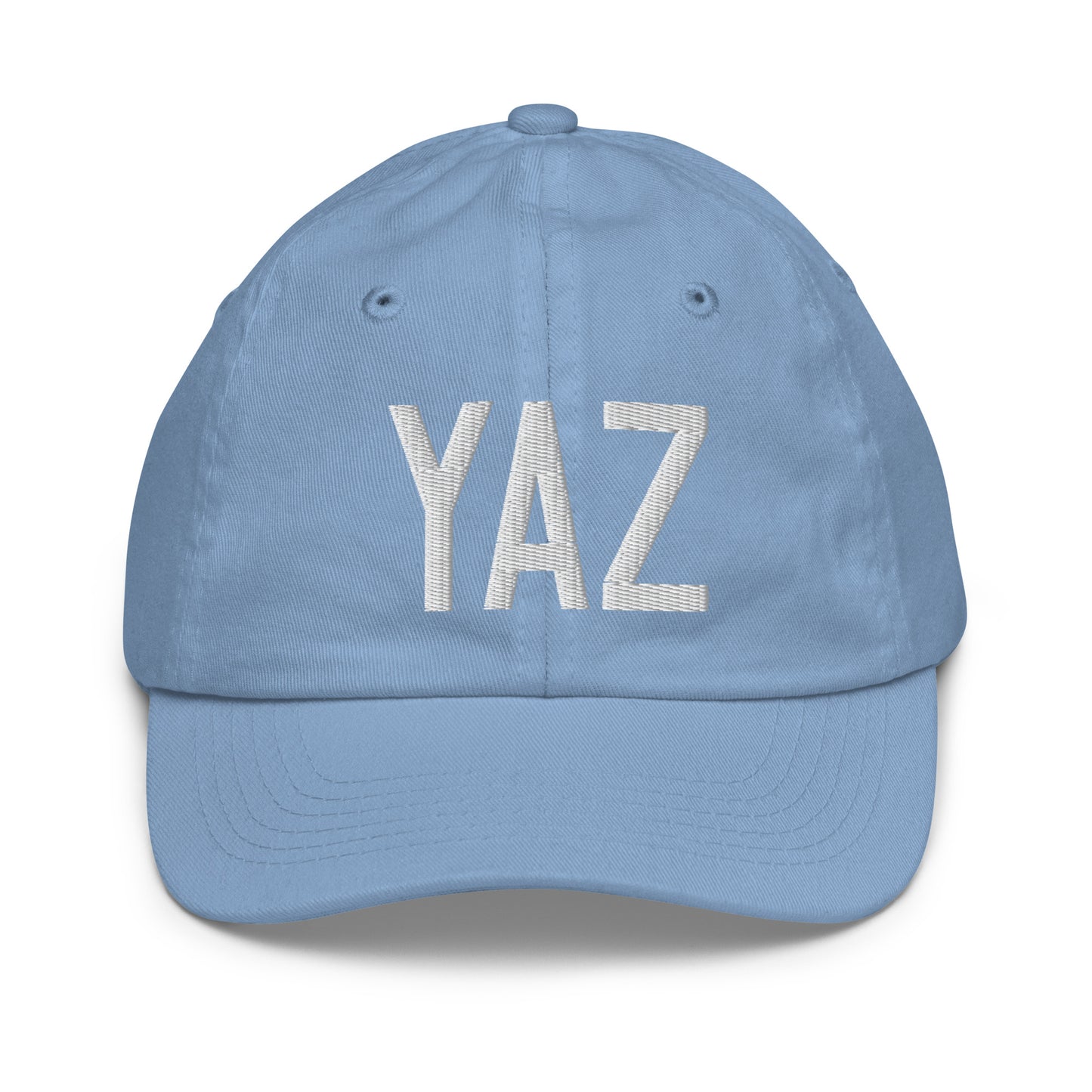 Airport Code Kid's Baseball Cap - White • YAZ Tofino • YHM Designs - Image 22