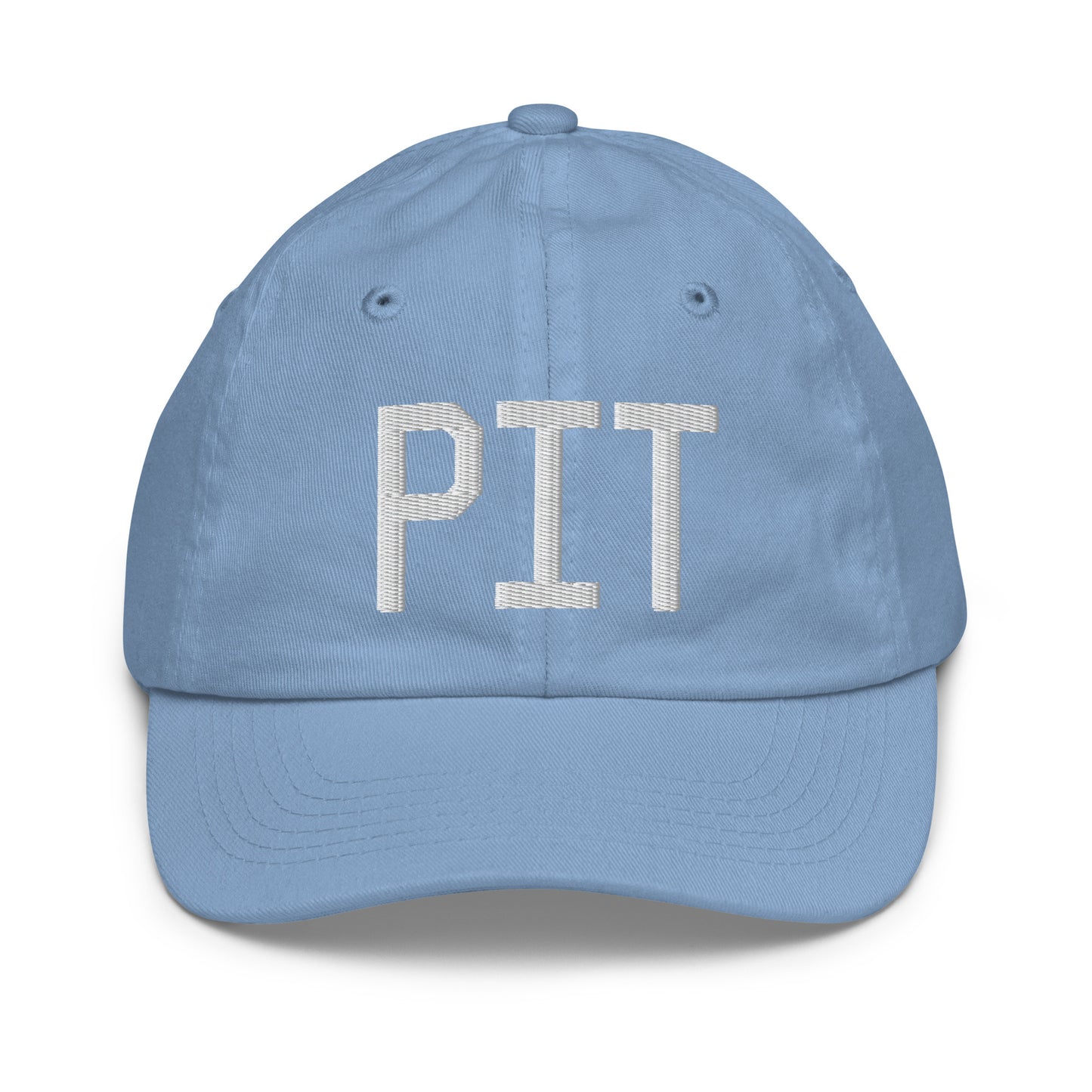 Airport Code Kid's Baseball Cap - White • PIT Pittsburgh • YHM Designs - Image 22