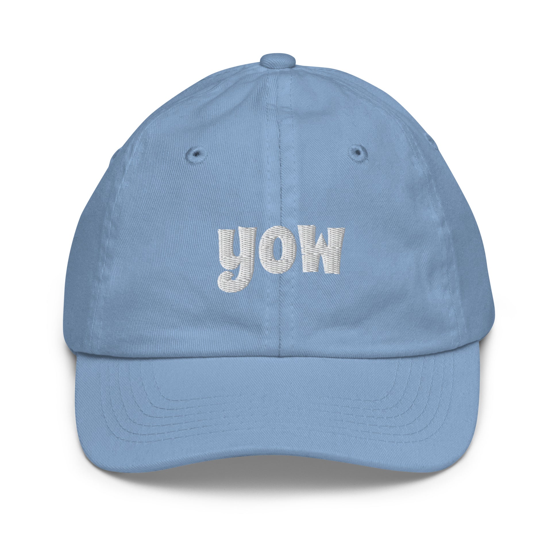 Groovy Kid's Baseball Cap - White • YOW Ottawa • YHM Designs - Image 17