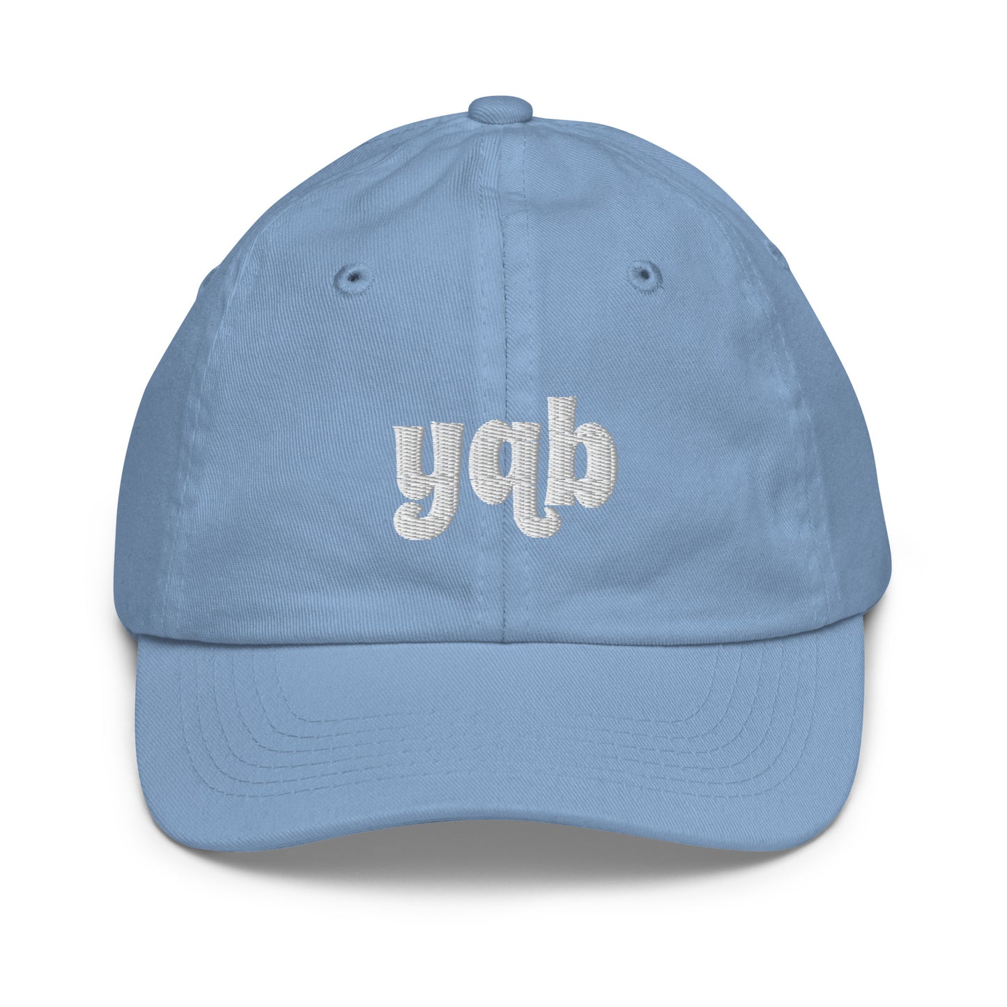 Groovy Kid's Baseball Cap - White • YQB Quebec City • YHM Designs - Image 17