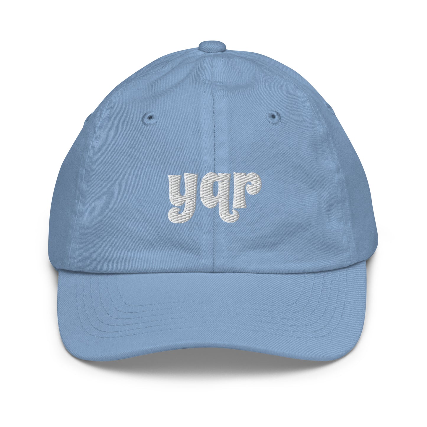 Groovy Kid's Baseball Cap - White • YQR Regina • YHM Designs - Image 17