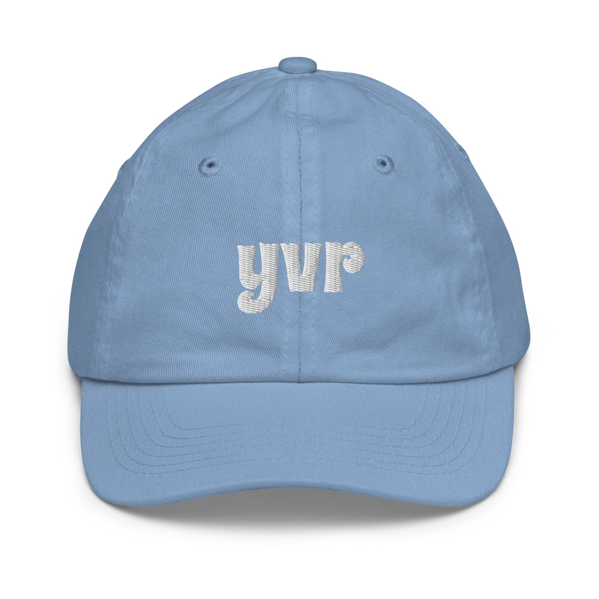 Groovy Kid's Baseball Cap - White • YVR Vancouver • YHM Designs - Image 17
