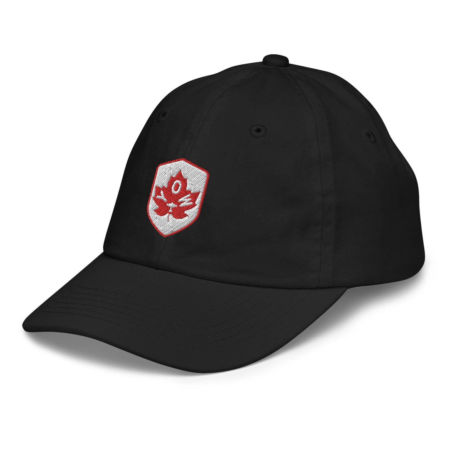 Maple Leaf Kid's Cap - Red/White • YOW Ottawa • YHM Designs - Image 13