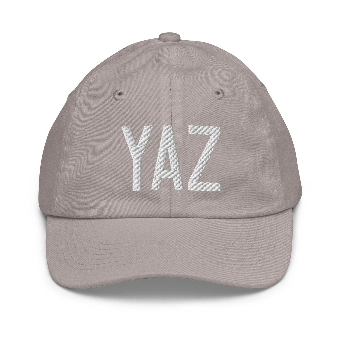 Airport Code Kid's Baseball Cap - White • YAZ Tofino • YHM Designs - Image 25