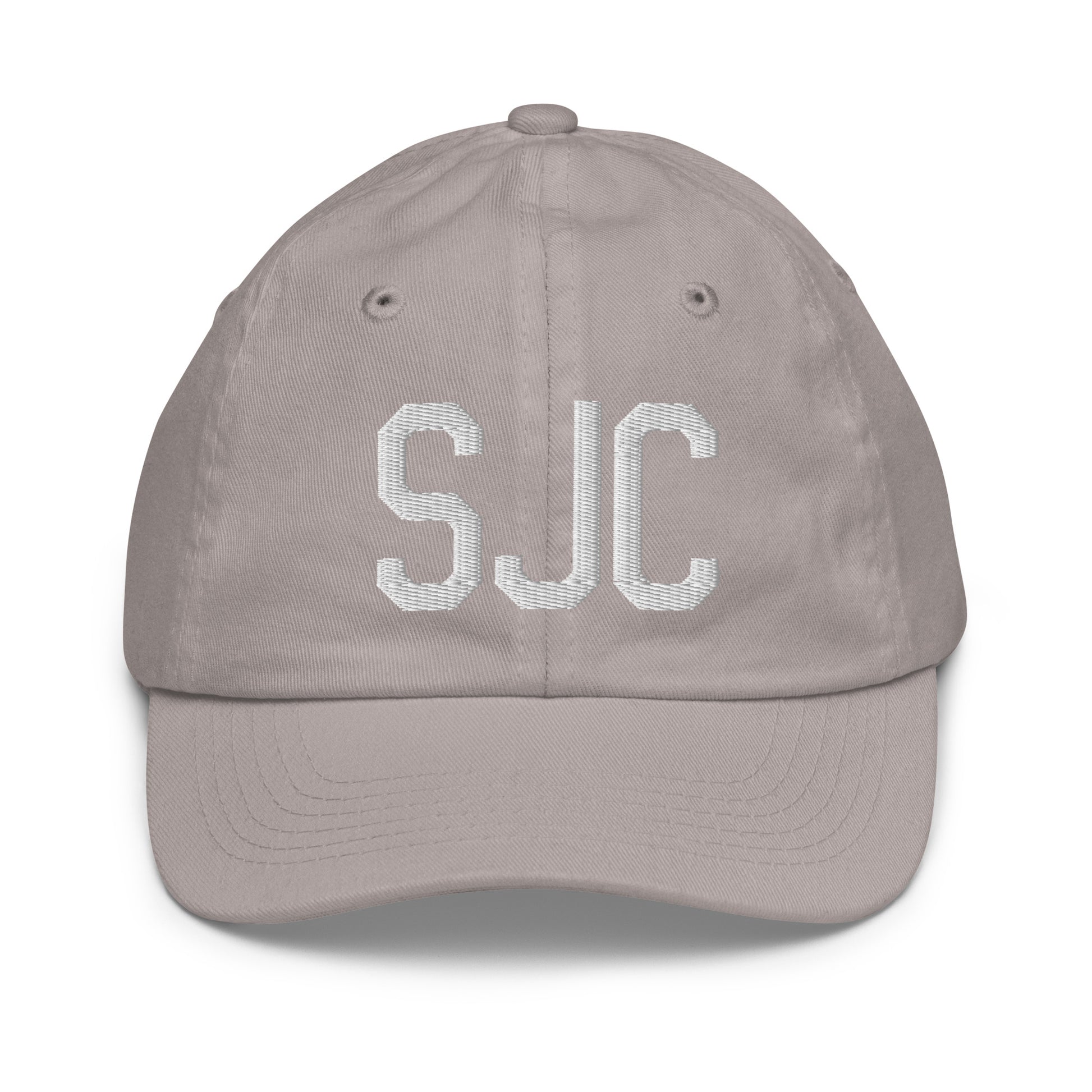 SJC San Jose Kid's Baseball Cap • Air Force Lettering in White • YHM Designs - Image 25