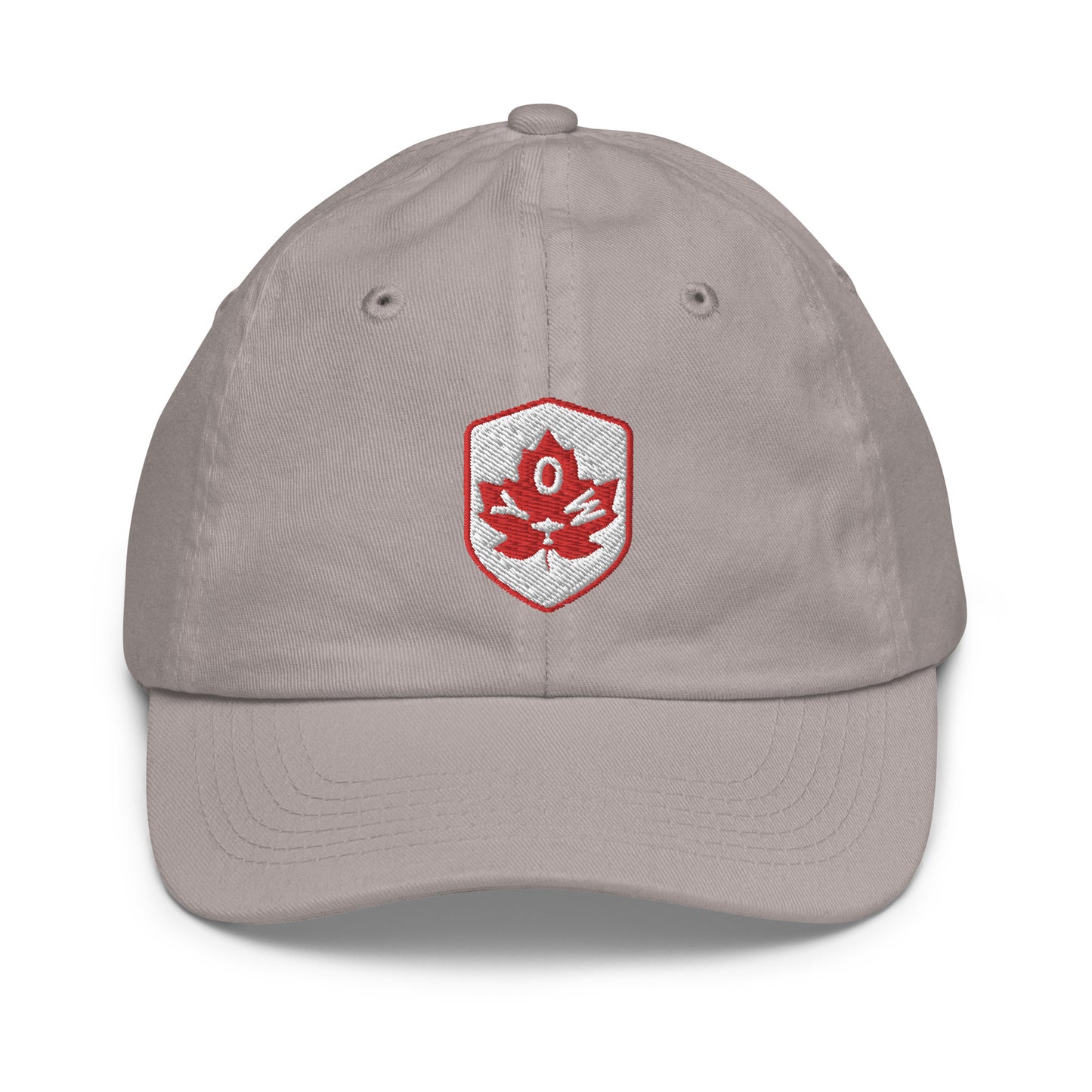Maple Leaf Kid's Cap - Red/White • YOW Ottawa • YHM Designs - Image 22