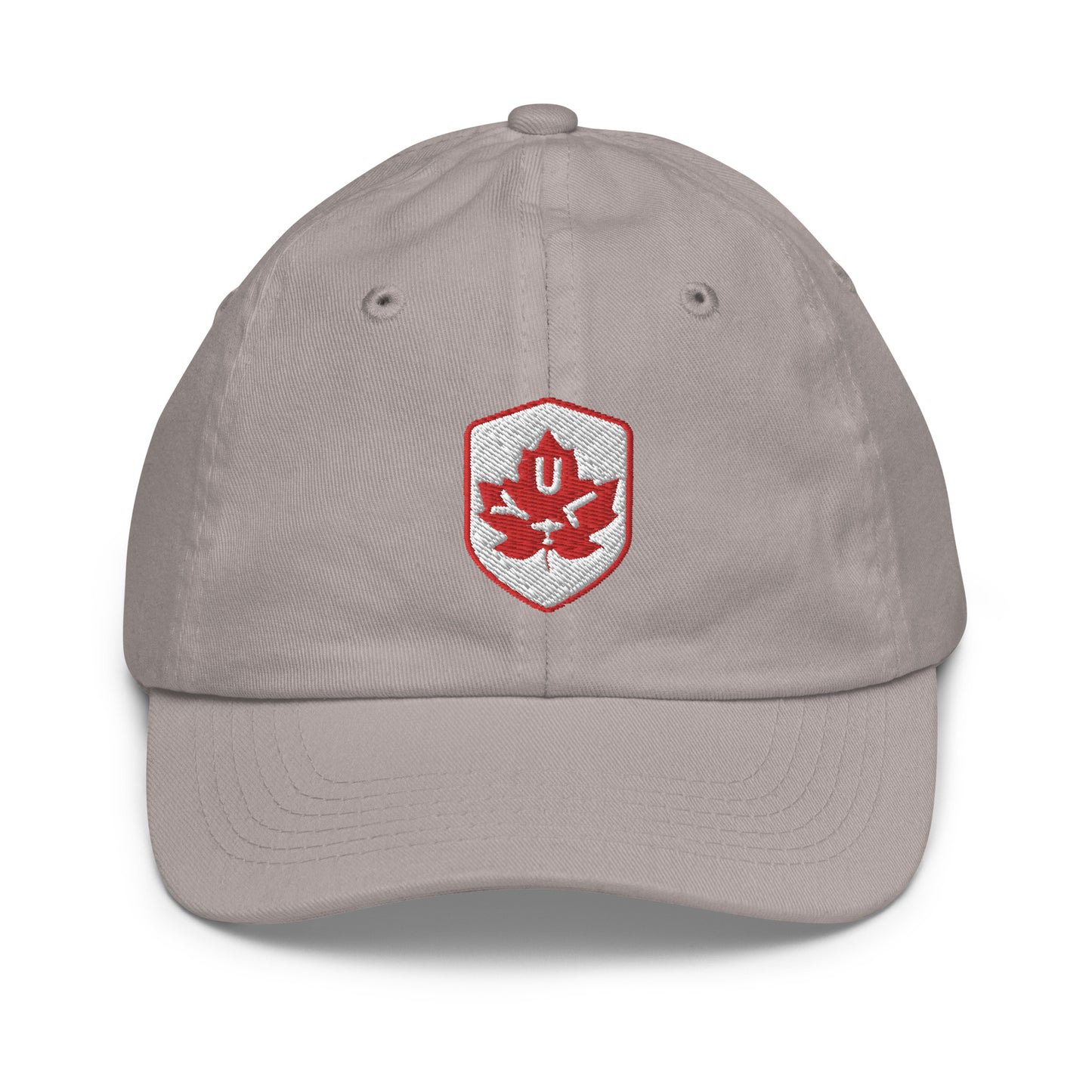 Maple Leaf Kid's Cap - Red/White • YUL Montreal • YHM Designs - Image 22